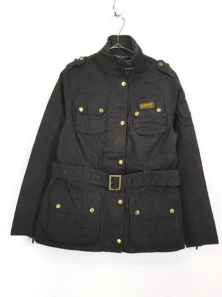 レディース 古着 英国製 Barbour 「International」 オイルド ワックス