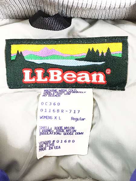 レディース 古着 80-90s USA製 LL Bean 山タグ 「Penobscot parka