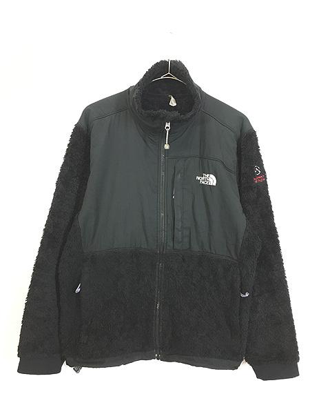 レディース 古着 TNF The NorthFace 「SUMMIT SERIES」 高機能 POLARTEC  パイル フリース ジャケット 黒 L 古着