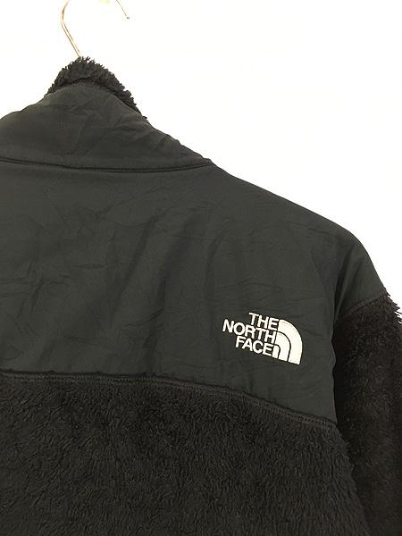 レディース 古着 TNF The NorthFace 「SUMMIT SERIES」 高機能 POLARTEC  パイル フリース ジャケット 黒 L 古着