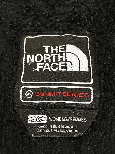 レディース 古着 TNF The NorthFace 「SUMMIT SERIES」 高機能 POLARTEC  パイル フリース ジャケット 黒 L 古着