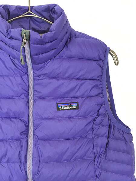 レディース 古着 15s Patagonia 「ダウン セーター」 軽量 & 薄手 グース ダウン ベスト パッカブル M 古着