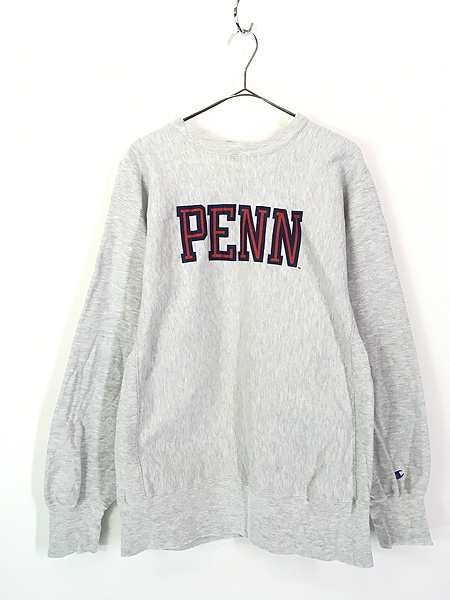 ビール 古着 90s USA製 Champion Reverse Weave PENN 「P」 BIG