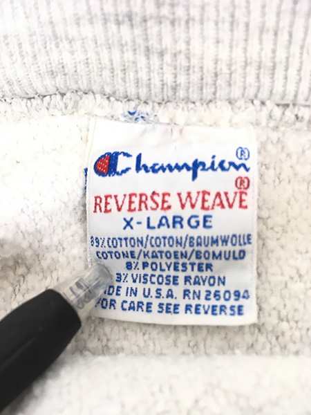 古着 90s USA製 Champion Reverse Weave PENN 「P」 BIG