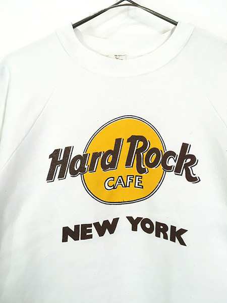 古着 80s USA製 Hard Rock Cafe 「NEW YORK」 ハードロック スウェット