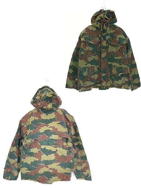 古着 50s ベルギー軍 ジグソー カモ 迷彩 ミリタリー 空挺部隊