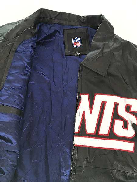 新品 NFL GlANTS ジャイアンツ 本革 スタジアム ジャンパー L