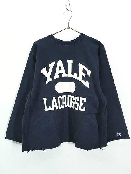 古着 90s USA製 Champion Reverse Weave 「YALE」 カットオフ リバース