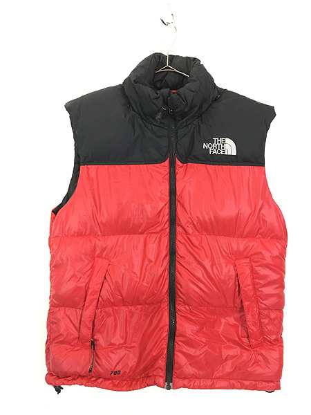 古着 90s TNF The North Face 700 フィル パワー ヌプシ ダウン ベスト 赤×黒 M 古着の通販はau PAY マーケット  - 古着屋ドラセナ | au PAY マーケット－通販サイト