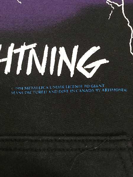 古着 90s METALLICA 「Ride the Lightning」 ヘヴィ メタル ロック