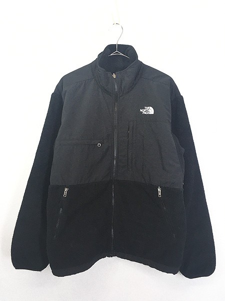 古着 TNF The North Face 黒×黒 POLARTEC デナリ フリース ジャケット