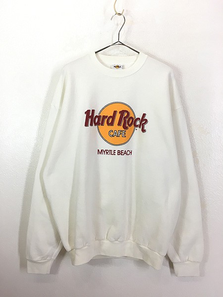 古着 90s Hard Rock Cafe 「MYRTLE BEACH」 ハードロック スウェット