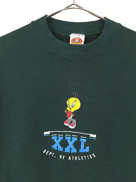 古着 90s USA製 LOONEY TUNES トゥイーティー ワッペン キャラクター