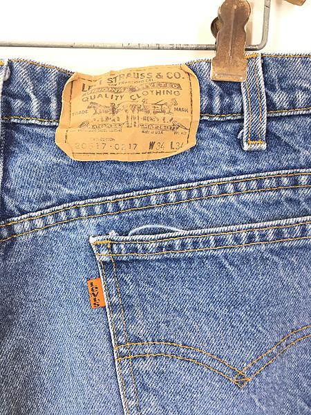 80s Levi’s 517 usa製　W33 L32ブーツカット 濃紺 Levi's 517 ブーツカットジーンズ W35 L32