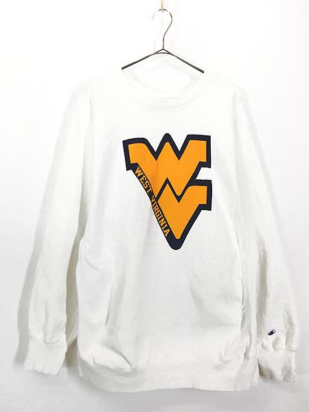 古着 80s USA製 Champion Reverse Weave 「WEST VIRGINIA」 染込み 