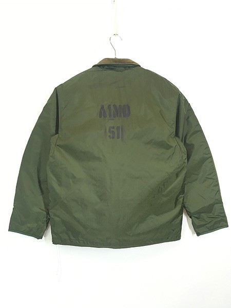 SO SEW STYLES INC□USED 80s vintage U.S NAVY A-2 DECK JACKET
