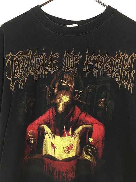 古着 90-00s Cradle of Filth 「Preaching to the perverted」 メタル ロック バンド Tシャツ M  古着｜au PAY マーケット