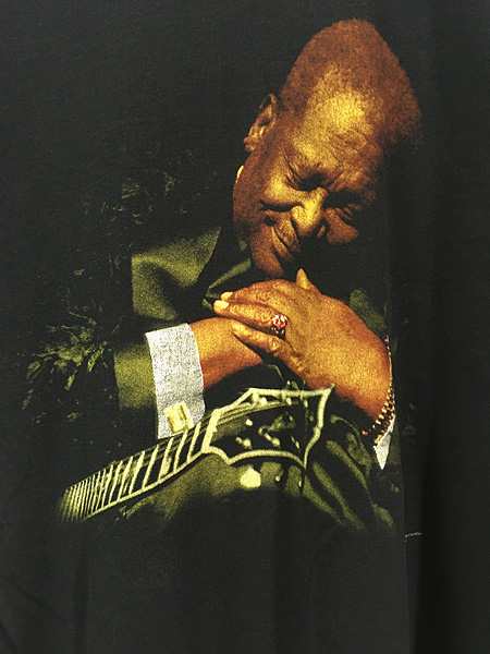 古着 00s B.B. KING ツアー フォト ブルース ミュージック Tシャツ XL