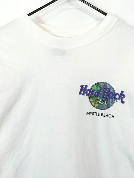 古着 90s Hard Rock Cafe 「MYRTLE BEACH」 エジプト ハードロック T