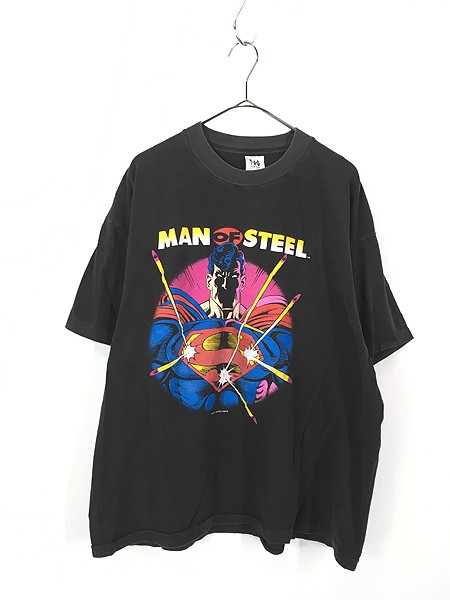 古着 90s USA製 SUPER MAN 「Man of Steel」スーパーマン