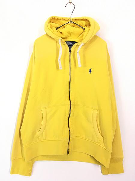 古着 Polo Ralph Lauren フード裏 サーマル スウェット ジップ パーカー L 古着の通販は 5,322円