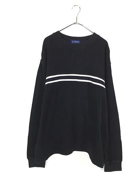 古着 J Crew ライン 切替 ハイゲージ ニット 長袖 Tシャツ ロンT XL 古着の通販は 5,711円