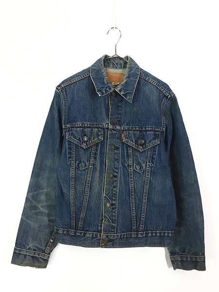 古着 70s USA製 Levi's 70505-0217 4th ブルー デニム