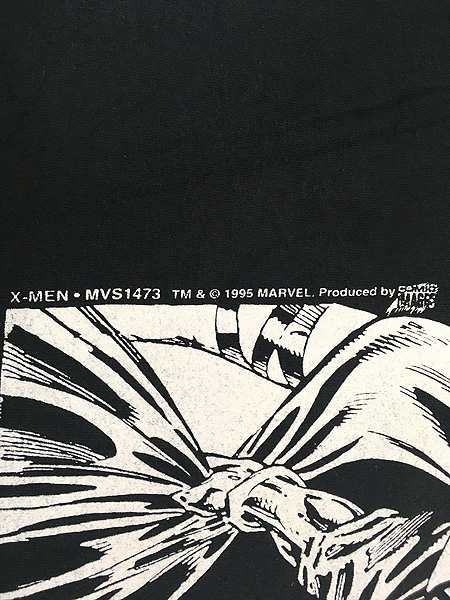 古着 90s USA製 MARVEL X-MEN アメコミ ヒーロー Tシャツ レアパターン