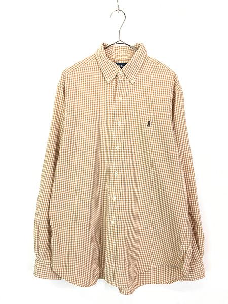古着 90s Ralph Lauren 「CLASSIC FIT」 ギンガム チェック BD シャツ L 古着 5,013円