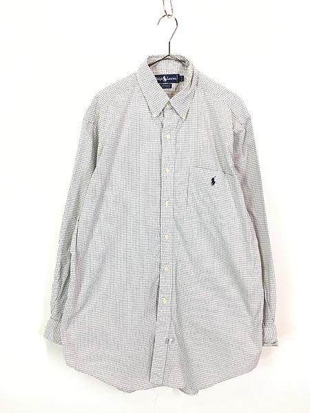 古着 90s Ralph Lauren 「YARMOUTH」 グラフ チェック BD シャツ 16 古着 5,390円