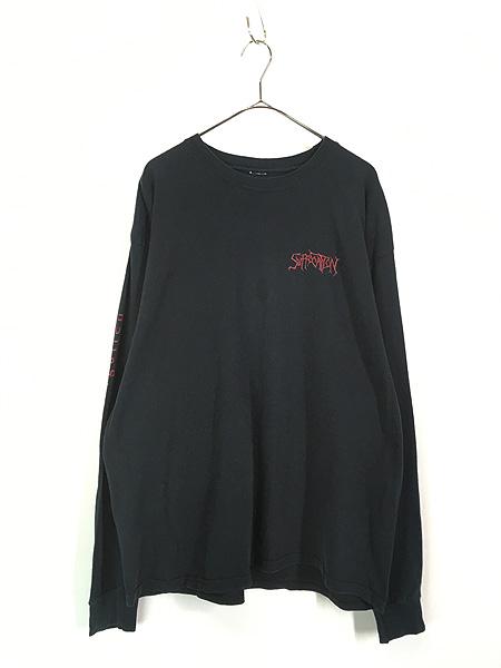 古着 90s SUFFOCATION 「Effigy of the Forgotten」 デス メタル ロック バンド 長袖 Tシャツ ロンT XL位