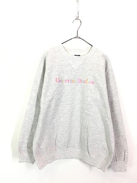 古着 90s Tultex 「Universal Studios」 パステル カラフル 刺しゅう スウェット トレーナー M 古着の通販は 5,646円