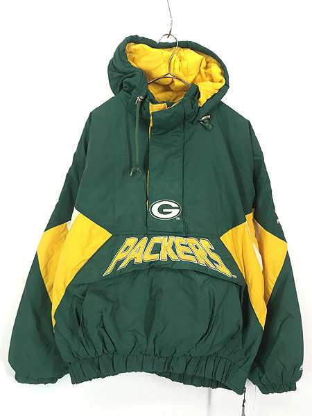 PACKERS パッカーズ ハーフジップ デカロゴ ナイロンジャケット