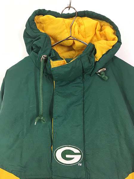 古着 90s STARTER NFL Green Bay Packers パッカーズ ハーフジップ