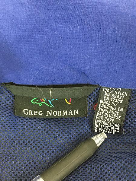 古着 90s GREG NORMAN サメ ワンポイント 刺しゅう 2way ナイロン ジャケット M 古着の通販は 古着 90s GREG NORMAN サメ ワンポイント 刺しゅう 2way ナイロン ジャケット M 古着の通販は