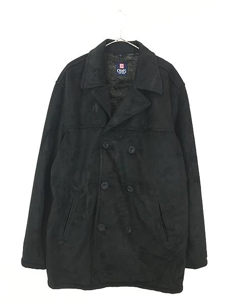 古着 90s CHAPS Ralph Lauren フェイク ムートン ダブル ミドル ジャケット XL 古着の通販は