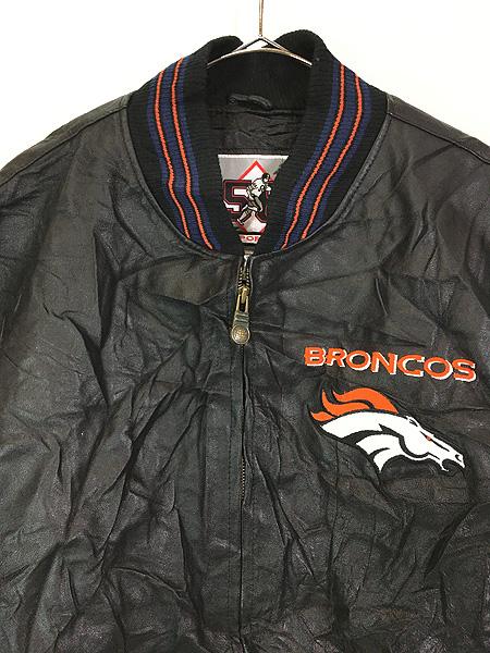 NFL デンバーブロンコス Denver Broncos レザー スタジャン