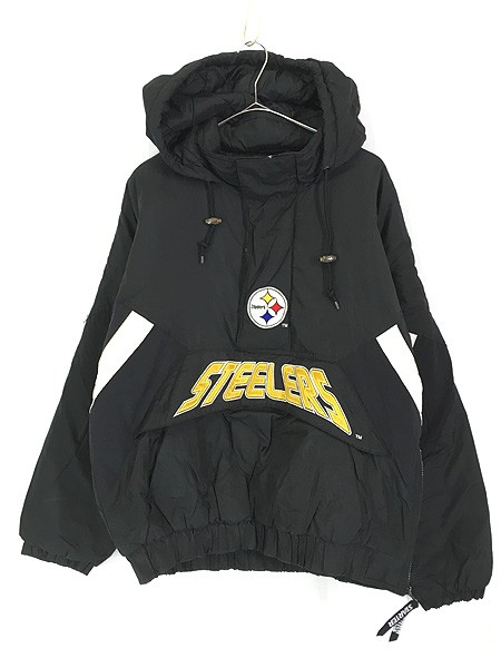 古着 NFL Pittsburgh Steelers スティーラーズ ハーフジップ パデット