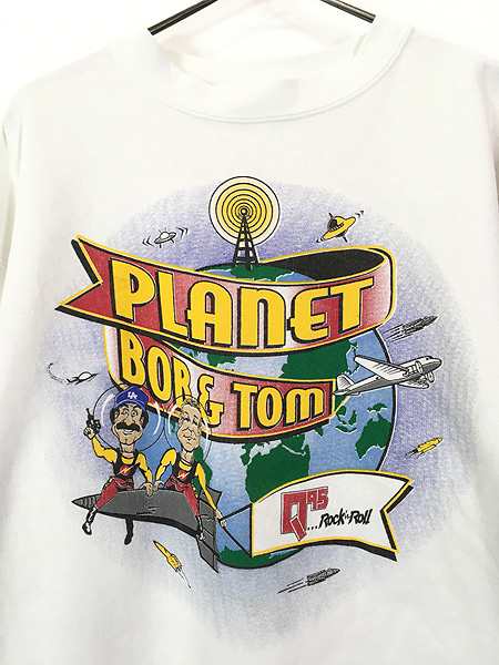 古着 90s Q95 Rock'n Roll 「PLANET BOB&TOM」 ラジオ ポップアート