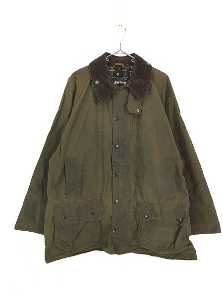 Barbour 2ワラント 80s gamefair カーキ ブラウン オイルド-