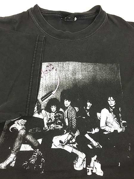 古着 90s USA製 New York Dolls フォト ロック パンク Tシャツ XL 古着