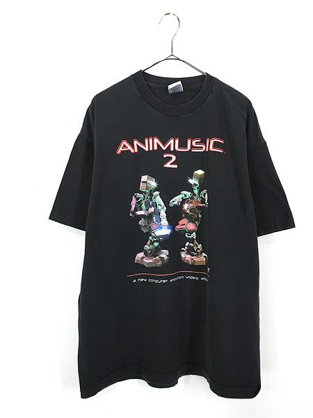 古着 00s Wayne Lytle 「Animusic 2」 コンピューター アニメーション ミュージック ビデオ Tシャツ XL 古着の通販は 8,276円