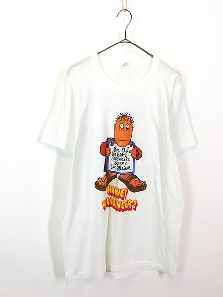 古着 70s USA製 Harvey Wallbanger? ポップ アート 染込み Tシャツ XL 古着の通販は 5,984円