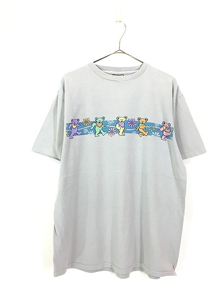 古着 00s Grateful Dead デッドベア ロック バンド Tシャツ L位 古着の通販は