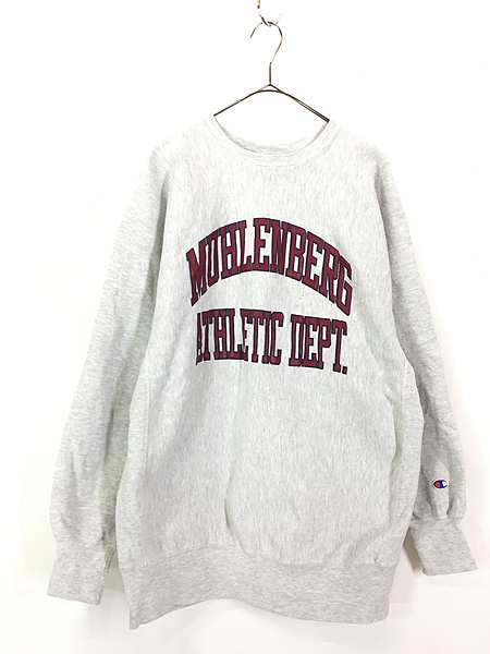 古着 90s USA製 Champion Reverse Weave 「MUHLENBERG」 BIG アルファベット リバース スウェット XXL 古着