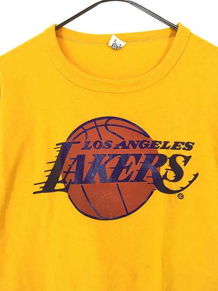 古着 90s USA製 NBA Los Angeles Lakers レイカーズ Tシャツ L 古着の