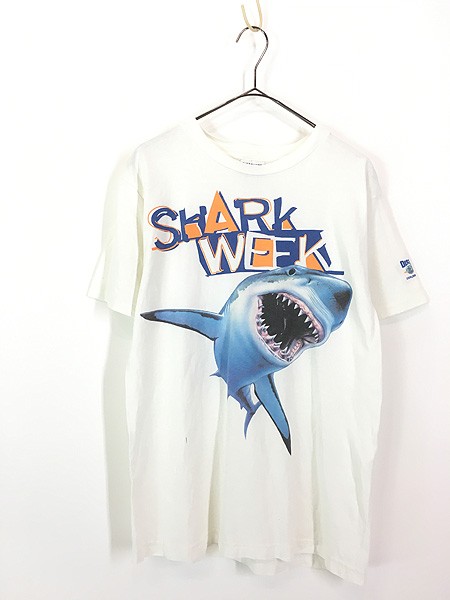 古着 90s Discovery Channel 「SHARK WEEK」 サメ シャーク チャンネル