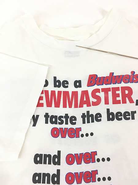 古着 90s USA製 Budweiser バドワイザー ビール 企業 メッセージ Tシャツ XL 古着の通販はau PAY マーケット -  古着屋ドラセナ | au PAY マーケット－通販サイト