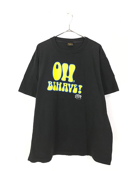 古着 90s USA製 AUSTIN POWERS 「OH BEHAVE!」 オールド ムービー T