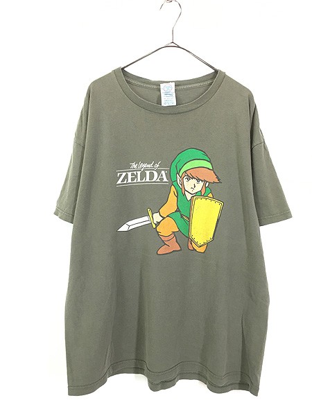 2000s ゼルダの伝説 ZELDA Tシャツ ゲーム アイテム ウエポン XL